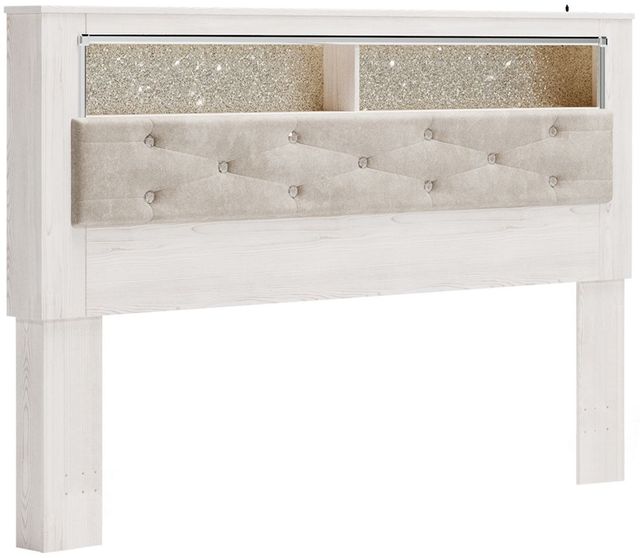 Signature Design by Ashley® Altyra 2-Piece White King Bookcase Headboard Bed Set-1