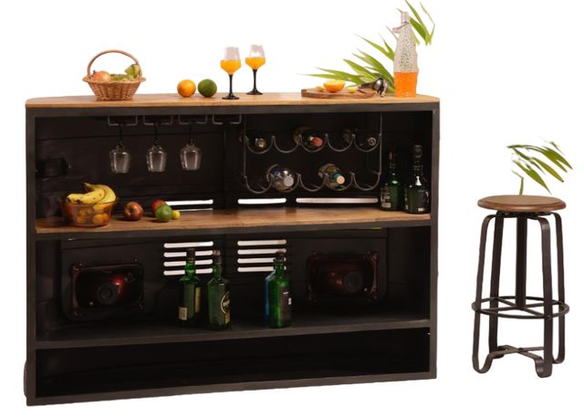 Jaipur Furniture Route 66 Brown Bar Counter-1