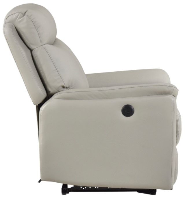 Homelegance® Leif Light Gray Power Recliner-3
