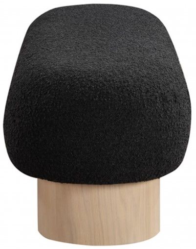 Meridian Furniture Robertson Black/Natural Bench-2