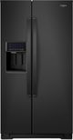 Whirlpool® 36 in. 20.6 Cu. Ft. Black Counter Depth Side-By-Side Refrigerator-0