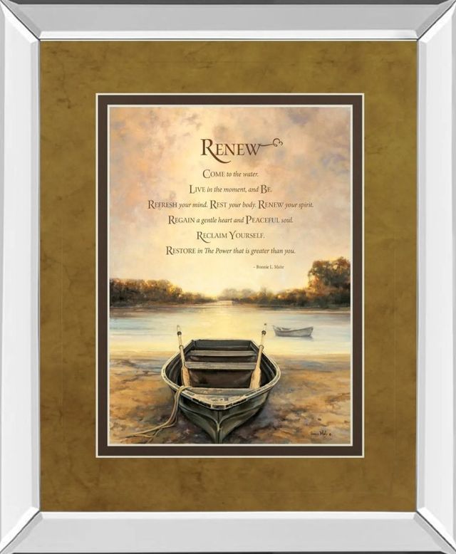 Classy Art Renew by Bonnie Mohr Mirror Framed Wall Art-0