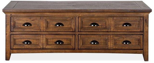 Magnussen Home® Bay Creek Toasted Nutmeg Lift Top Storage Cocktail Table -1