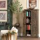 Crestview Collection Adriana Brown Tall Cabinet-1