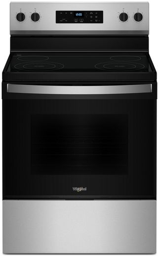 Whirlpool® 30" Stainless Steel Freestanding Electric Range with No Preheat Mode