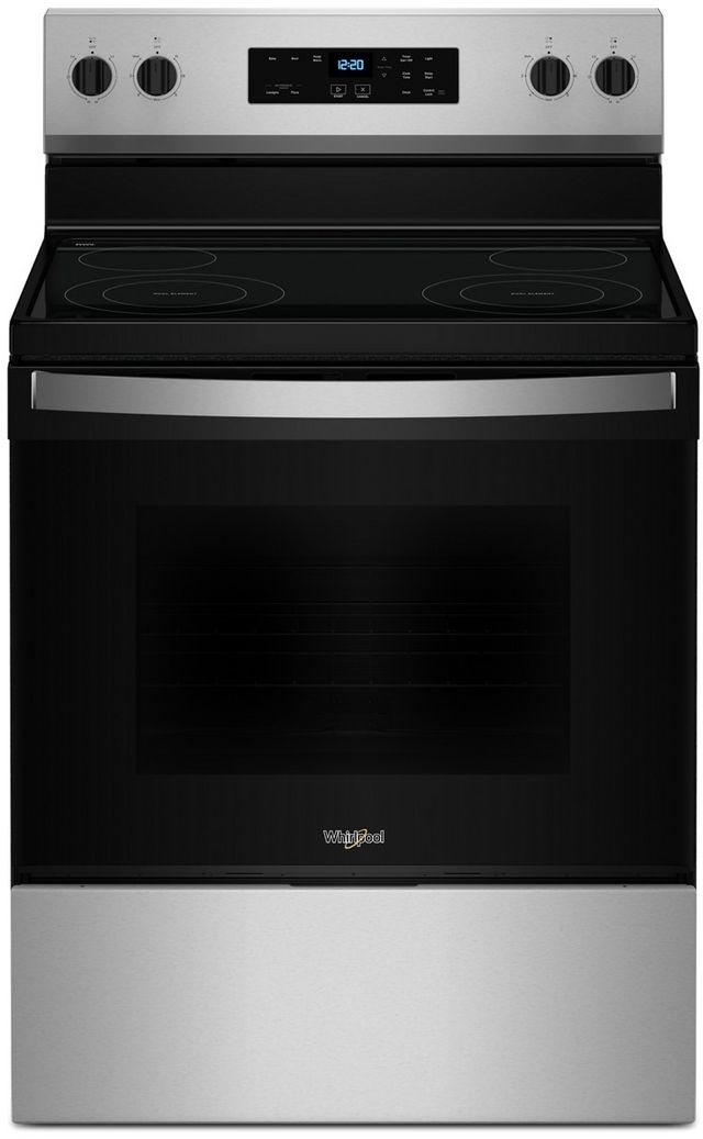 Whirlpool® 30" Stainless Steel Freestanding Electric Range-0