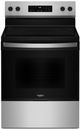 Whirlpool® 30" Stainless Steel Freestanding Electric Range with No Preheat Mode-0