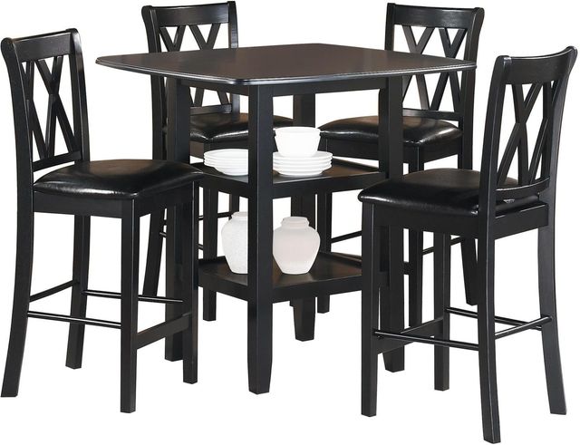 Mazin Furniture Norman 5 Piece Counter Height Dining Table Set-0