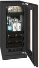 U-Line®  Seamless Collection 15" 2.8 Cu. Ft. Panel Ready Beverage Center with Glass Door-4