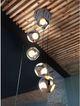 Zuo® Meteor Shower Chrome Ceiling Lamp-4