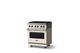Viking® 5 Series 30" Pure White Pro Style Dual Fuel (LP) Range with Polished Chrome Trim-2