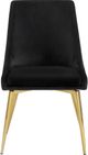 Meridian Furniture Karina Black/Gold Velvet Dining Chair-1