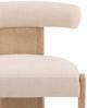 Dovetail Furniture Gwyneth Cream/Natural Dining Chair-4