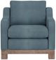 International Furniture Direct Samba Blue/Sand Drift Accent Chair-1