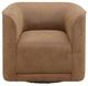 Emerald Home Whirlaway Saddle Brown Swivel Accent Chair-3
