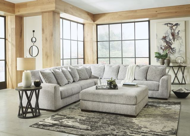 Signature Design by Ashley® Regent Park 2-Piece Pewter Living Room Set-3
