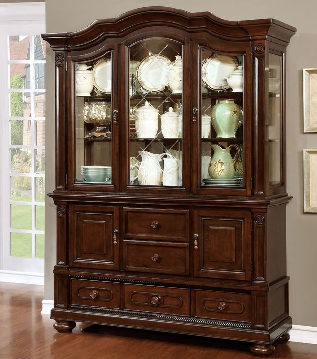Furniture of America® Alpena Brown Cherry Buffet-2