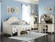 Homelegance® Cinderella Antique White/Gray Writing Desk Chair-1