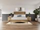 Riverside Furniture Davie Pale Oak 3-Drawer Nightstand-1