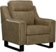 Emerald Home Teagan Barrel Brown Dual Power Recliner-0
