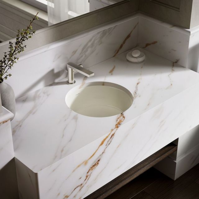 Kohler Verticyl® Biscuit 15.75" Round Undermount Bathroom Sink-2
