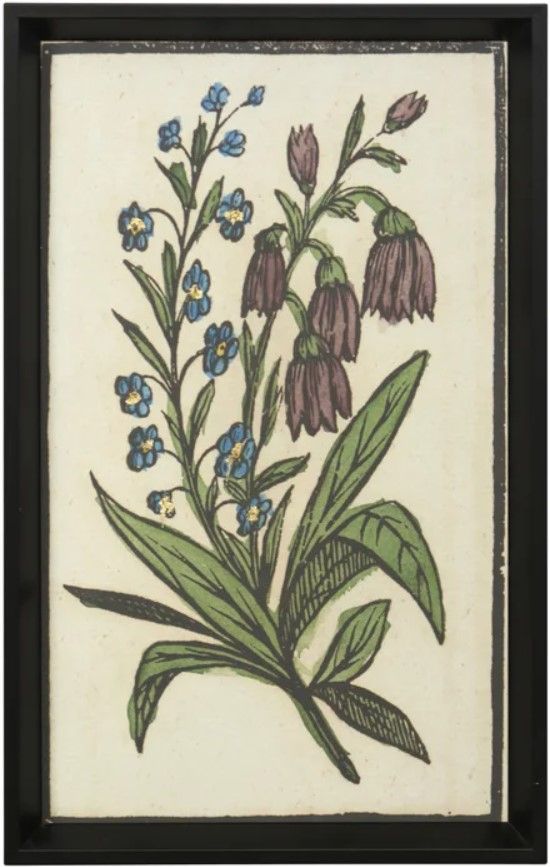 Stylecraft Vintage Floral II Wall Art-0