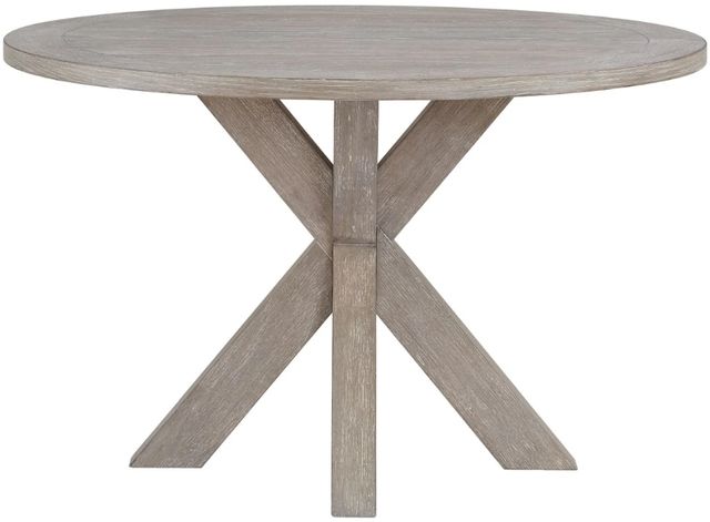 Riverside Furniture Bennett Frosted Gray Round Dining Table-0