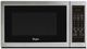 Whirlpool® 0.9 Cu. Ft Black on Stainless Countertop Microwave-0