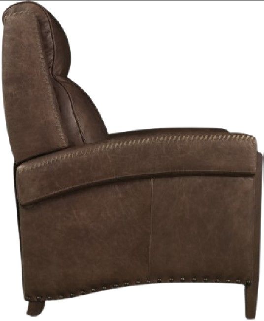 Hooker® Furniture Whitton Studio Chocolate Power Recliner with Power Headrest-3