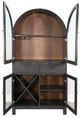 Sunny Designs™ Black Magic Arched Wine Bar Cabinet-4