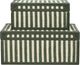 TOV Furniture Kora 2-Piece Green Stripes Jewelry Box Set-5