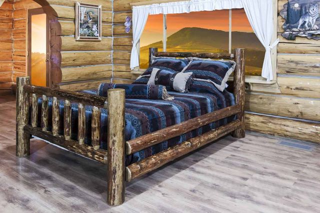 Montana Woodworks® Glacier Country Stain & Clear Lacquer Twin Bed-3