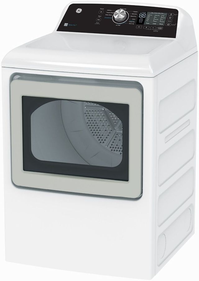 GE® 7.4 Cu. Ft. White Gas Dryer with SaniFresh Cycle-3