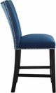 Steve Silver Co. Camila Blue/Espresso Upholstered Counter Stool-4