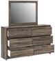 Signature Design by Ashley® Elbrim Brown Dresser and Mirror-2