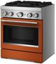 KitchenAid® 30" Scorched Orange Pro Style Dual Fuel Range with No Preheat Air Fry Mode-4