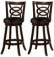 Coaster® Calecita 2-PIece Cappuccino Swivel Bar Stools-1