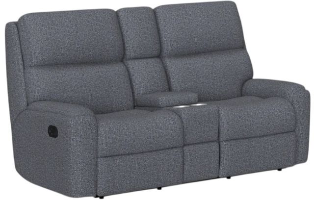 Flexsteel® Customizable Rio Manual Reclining Loveseat with Console-1
