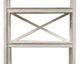 Million Dollar Rustic Frosted White Ladder Bookshelf-1
