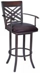 Armen Living Tahiti Brown 30" Arm Bar Stool-0