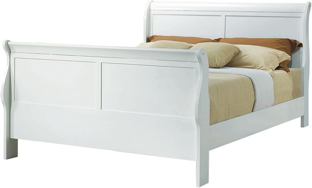Coaster® Louis Philippe White Queen Bed-0