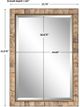 Uttermost® Cocos Dark Gold Coconut Shell Mirror-3