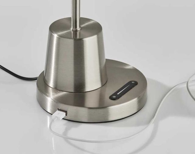 Adesso® Eternity Brushed Steel LED Desk Lamp-2