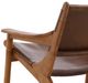 Dovetail Furniture Marceline Brown/Natural Wood Occasional Chair-5