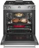KitchenAid® 30" Stainless Steel Slide In Dual Fuel Range-3