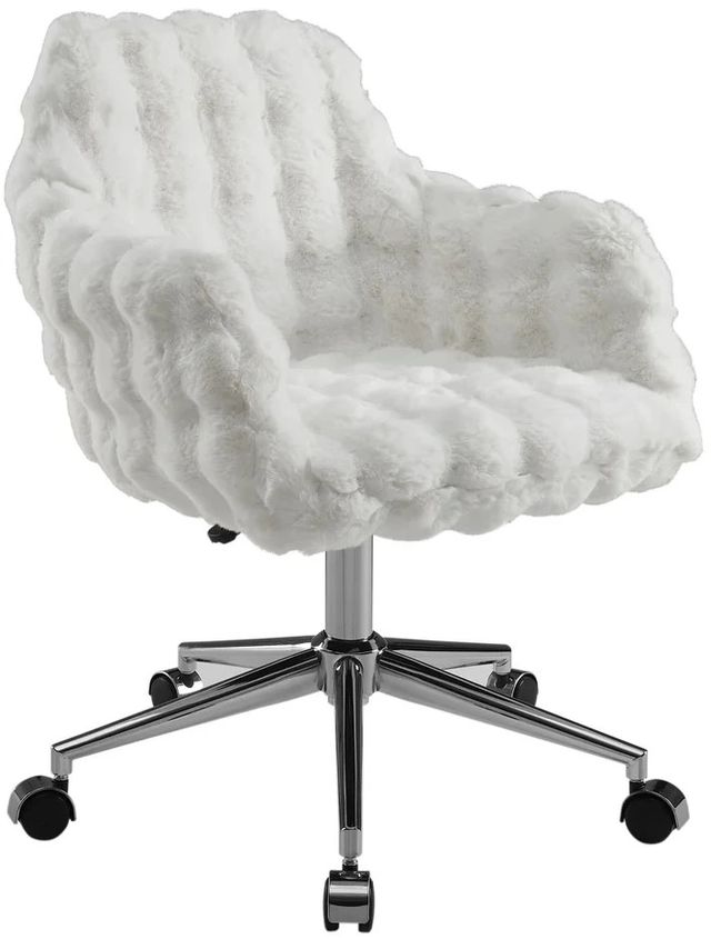 Linon Dawson White Cloud Bubble Office Chair-0
