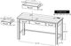 International Furniture Direct Natural Parota Brown Desk-2