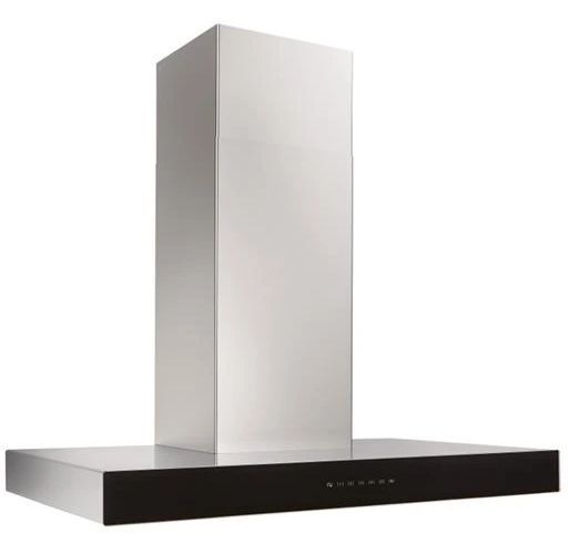 Best® Ispira 30" Stainless Steel with Black Glass Wall Mounted Range Hood-2