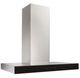 Best® Ispira 30" Stainless Steel with Black Glass Wall Mounted Range Hood-2
