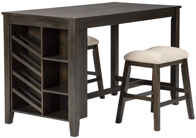 Signature Design by Ashley® Rokane 3-Piece Brown Counter Height Dining Set-0